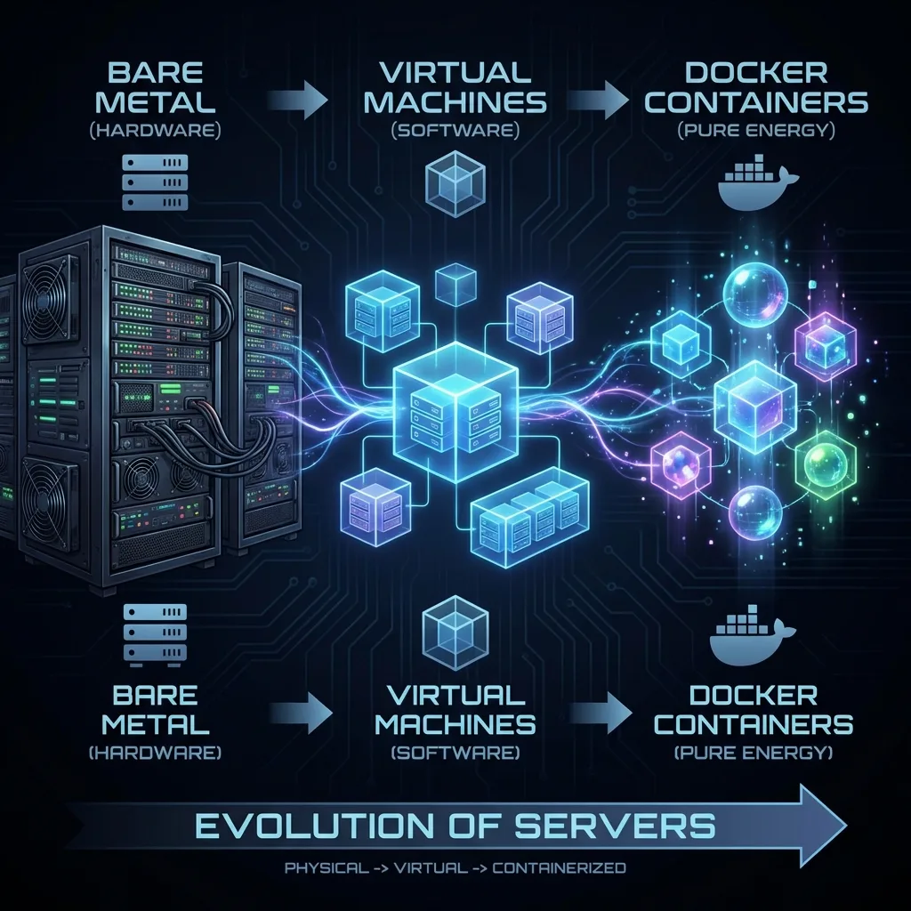A Evolução da Computação: Do Bare Metal aos Contêineres