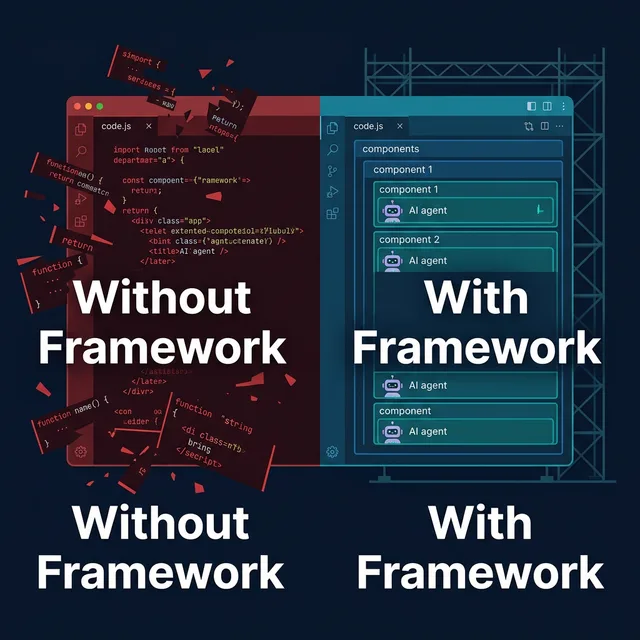 Frameworks Não Morreram. Eles São a Razão Pela Qual Seu Agente Consegue Escrever Código.