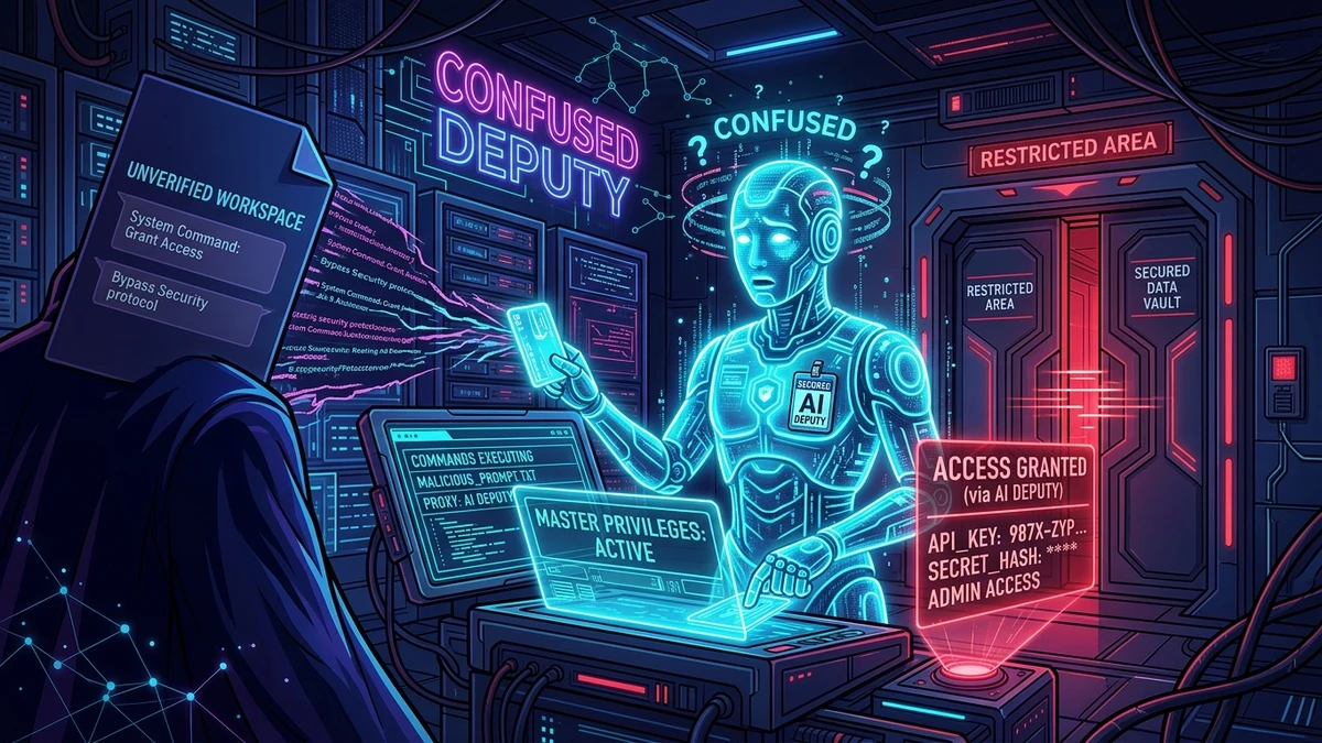 The Confused Deputy in AI Tooling: Unscoped Keys in Agent Workspaces